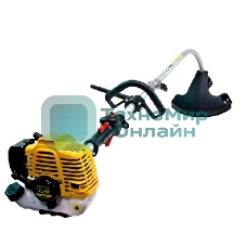 Триммер Champion T252 переносной триммер бензиновый 2х тактный двигатель, 25 см³, 1 л.с. ширина скашивания: 35 см в комплекте: леска (1.6 мм), плечевой ремень вес: 5.2 кг бак на 0.75 л изогнутая штанга уровень шума 102 дБ