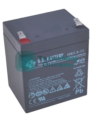 Батарея для ИБП B.B.Battery HR 5.8-12 (12V 5.8Ah)