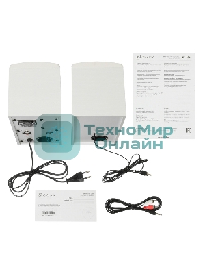 Акустическая система Oklick OK-164 2.0 белый 30Вт