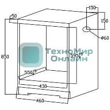 Духовой шкаф Weissgauff EOY 451 PDW, встраиваемый