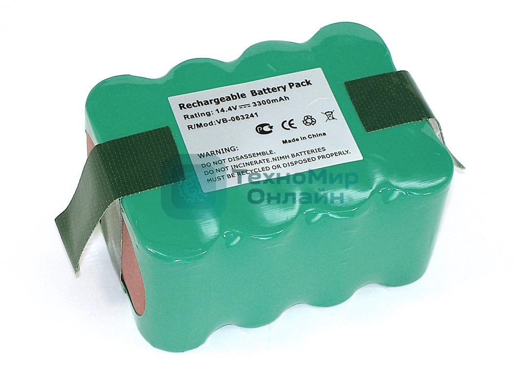 Аккумулятор для Xrobot NS3000D03X3, YX-Ni-MH-022144. Ni-MH, 3300mAh, 14.4V oem