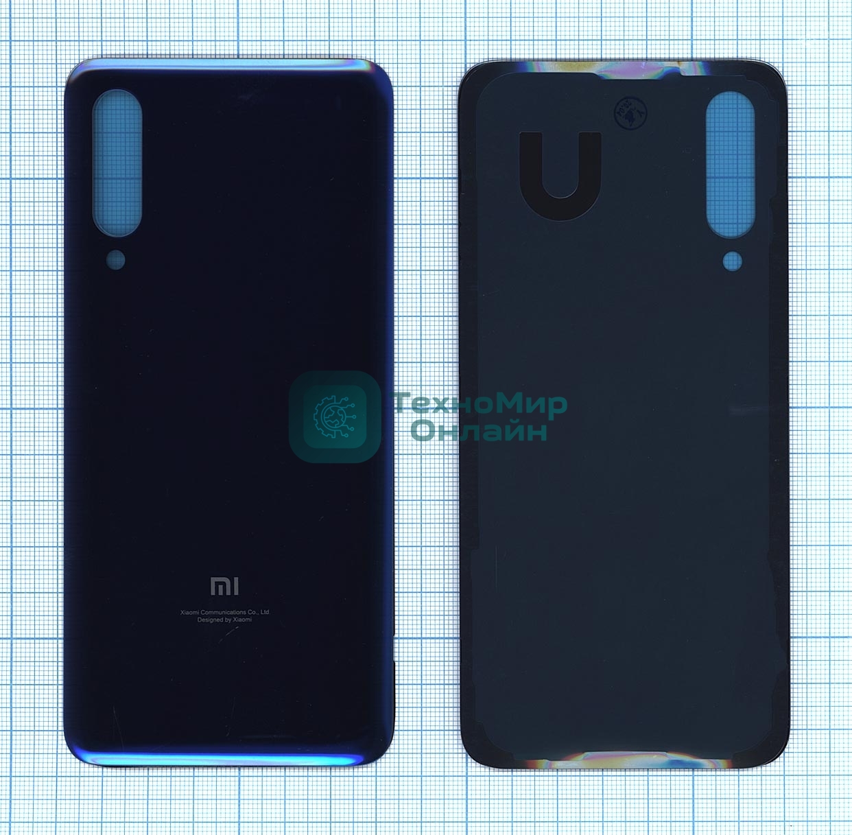 Задняя крышка для Xiaomi Mi 9 синий