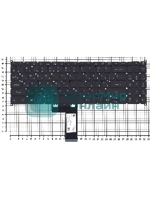 Клавиатура для ноутбука Acer Swift 3 SF315-51 черная с подсветкой