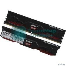 Оперативная память AMD Radeon R5, DDR5, 16GB (1x16GB), 4800MHz, CL40, DIMM, с радиатором, черный