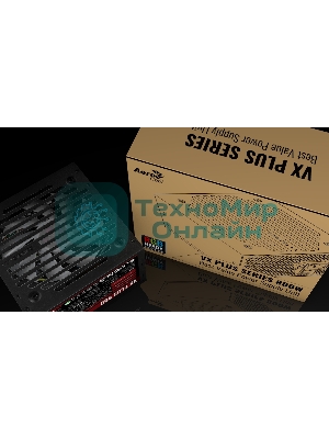 Блок питания Aerocool/Formula VX PLUS 800 RGb, 800Вт, 120мм, черный