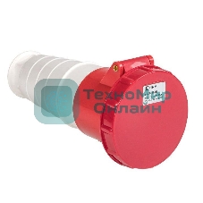 Розетка кабельная 63А 380В 3P+РЕ+N IP67 (235) EKF ps-235-63-380