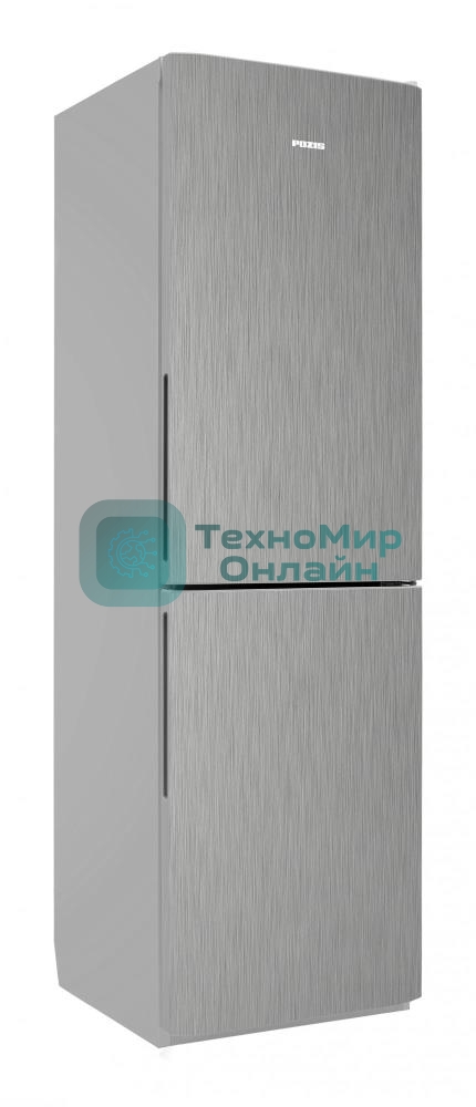 Холодильник Pozis RK FNF-172 серебристый металлопласт двухкамерный 220/124л морозилка снизу, No Frost