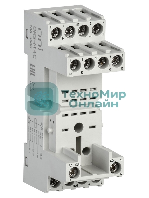 Розетка ORS-M для реле ORM 4C ONI ORS-M-1-4-G