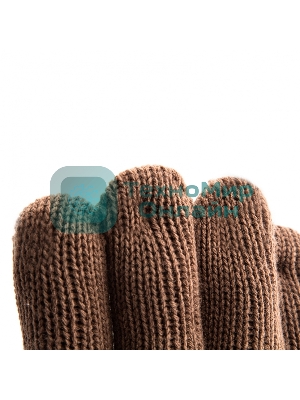 Перчатки трикотажные Сибртех двойные, полушерстяные