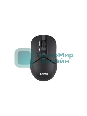 Мышь беспроводная A4Tech Fstyler FB12 черный, 1200 dpi, радиоканал, Bluetooth, USB, кнопки - 3
