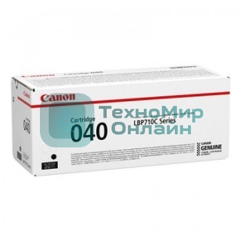 Картридж лазерный Canon Cartridge 040BK (0460C001) черный, 6300 стр., для LBP710Cx/712Cx