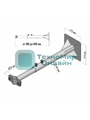 Кронштейн для мачт Rexant 