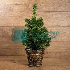 Елочка Neon-night 45 см в пластиковом горшке, Литая