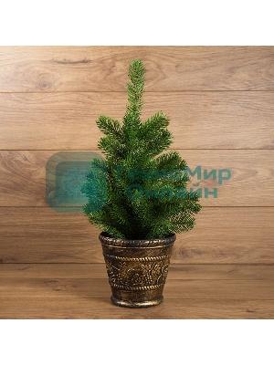 Елочка Neon-night 45 см в пластиковом горшке, Литая