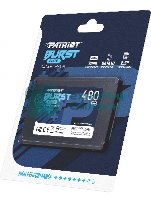 Накопитель SSD Patriot Burst Elite, 480Gb, SATA, 2.5