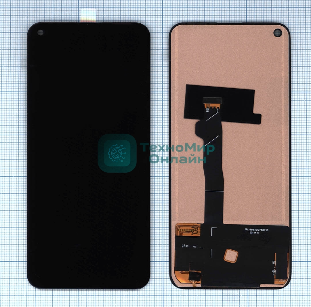 Дисплей для Honor 30 в сборе с тачскрином (TFT) черный