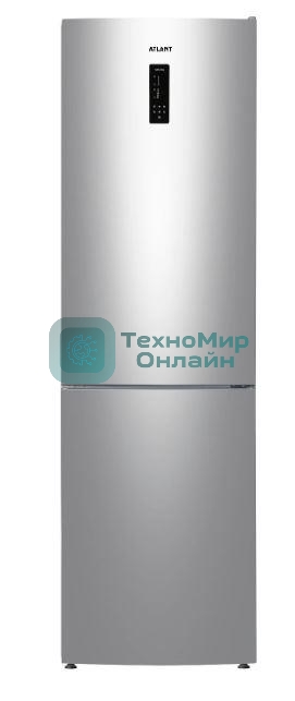 Холодильник Atlant ХМ-4624-181-NL серебристый двухкамерный 235/94л морозилка снизу, No Frost