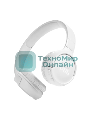 Беспроводные наушники JBL Tune 520BT белый, накладные, Bluetooth, быстрая зарядка, складная конструкция