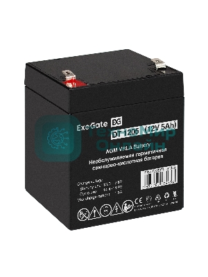 Аккумуляторная батарея ExeGate DT 1205 (12V 5Ah, клеммы F2)