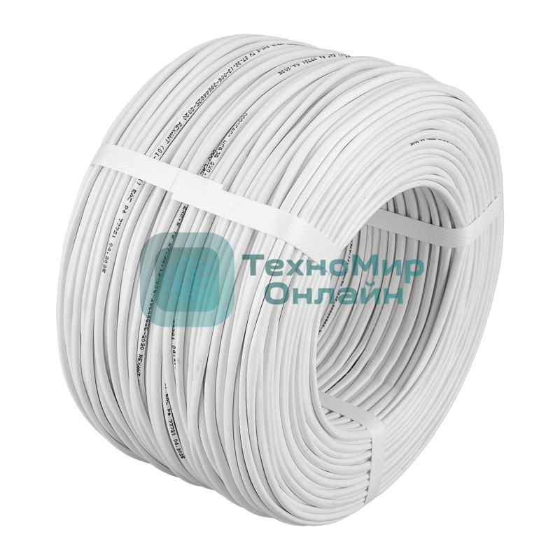 Кабель сигнальный КСВЭВ Rexant 2х0,5мм ССА, бухта 200 м