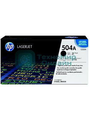 Картридж лазерный HP CE250A черный для CLJ CM3530/CP3525 5000 стр.