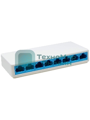 Коммутатор Mercusys MS108, 8 портов Ethernet 100 Мбит/с