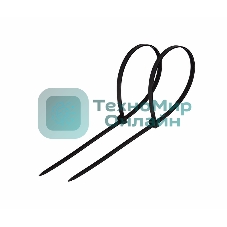 Хомут-стяжка кабельная нейлоновая Rexant 150 x3,6 мм, черная, упаковка 100 шт.