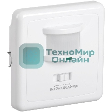 Детектор движения ДД 035 500Вт угол обз. 140град. дальн. 12м IP20 бел. IEK LDD12-035-500-001