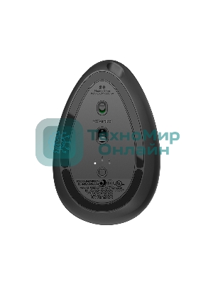 Мышь беспроводная/проводная Logitech MX Vertical графитовый, 4000 dpi, радиоканал, Bluetooth, USB, кнопки - 6
