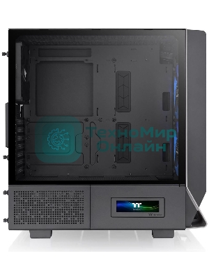 Компьютерный корпус Thermaltake Ceres 300 TG ARGB черный без БП ATX 3x140мм 2xUSB 3.0 1xUSB3.1 audio bott PSU