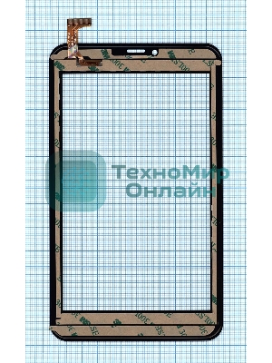 Сенсорное стекло (тачскрин) PXPX070519A041. черное