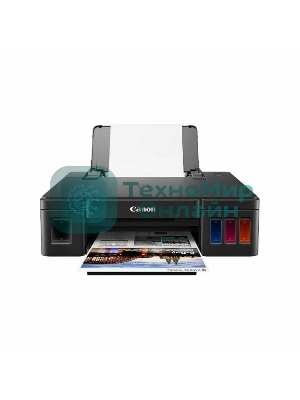 Принтер струйный Canon PIXMA G1410, 4-цветный струйный СНПЧ A4, 8.8 (5 цв) изобр./мин, 4800x1200 dpi, подача: 100 лист., USB, печать фотографий, печать без полей
