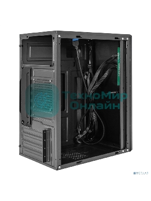 Компьютерный корпус Minitower ExeGate BAA-408U (mATX, без БП, 2хUSB/1хUSB 3.0, HD Audio, черный)