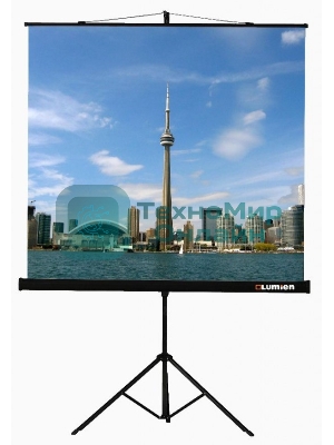 Экран на треноге Lumien 150x150 см Eco View LEV-100101 1:1 напольный рулонный