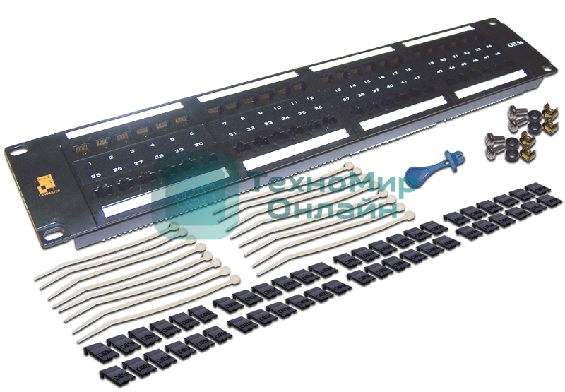 Патч-панель Lanmaster LAN-PPL48U5E 19