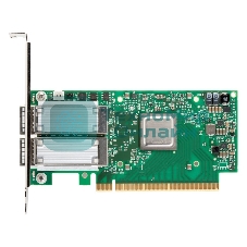 Плата сетевого контроллера MELLANOX ConnectX-5 VPI adapter card, EDR IB (100Gb/s) and 100GbE, dual-port QSFP28, PCIe3.0 x16, tall bracket, ROHS R6