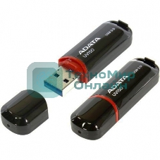 Флешка USB ADATA UV150 (AUV150-128G-RBK), 128Gb, USB 3.0, R/W 100/30, черный