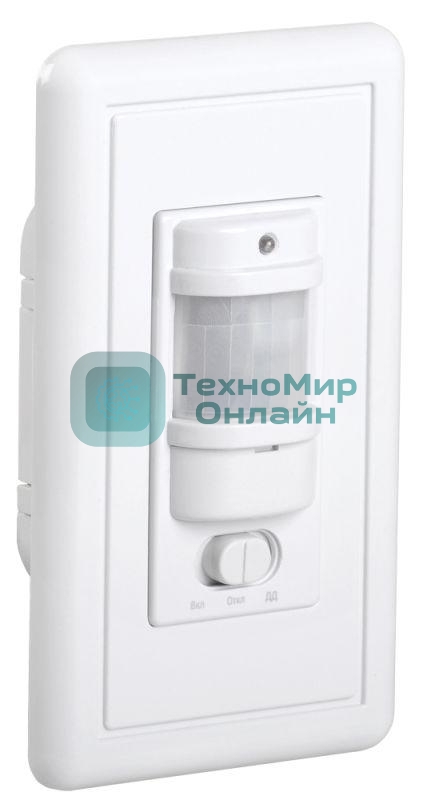 Детектор движения ДД 028 1200Вт угол обз. 140град. дальн. 9м IP20 бел. IEK LDD12-028-1200-001