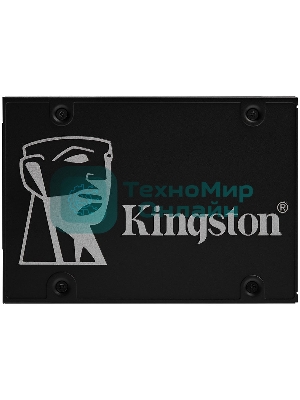 Накопитель SSD Kingston KC600, 1Tb, SATA III, 2.5