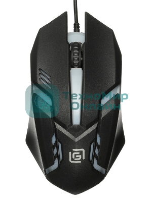 Мышь проводная Oklick 396M INSOMNIA черный, 1000 dpi, USB, кнопки - 3