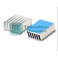 Аллюминиевый радиатор 14х14х10 мм с термоскотчем 3M 8810