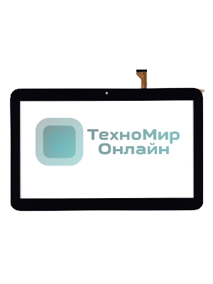 Сенсорное стекло (тачскрин) MJK-PG101-1519-FPC. черное