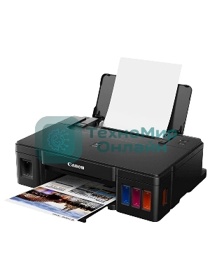 Принтер струйный Canon PIXMA G1410, 4-цветный струйный СНПЧ A4, 8.8 (5 цв) изобр./мин, 4800x1200 dpi, подача: 100 лист., USB, печать фотографий, печать без полей