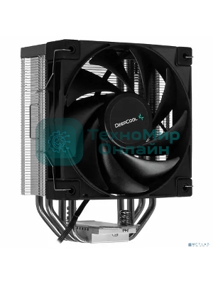 Кулер для процессора DEEPCOOL AK400 черный, 120 мм, алюминий/медь, 1850 об/мин, 29 дБ, 4 pin, 220 Вт, 155 мм