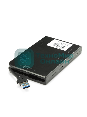 Внешний корпус для HDD/SSD AgeStar 3UB2A14 SATA II пластик/алюминий черный 2.5