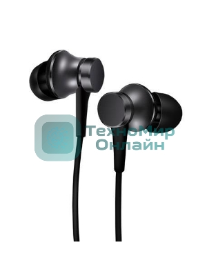 Проводные наушники Xiaomi Mi In-Ear Headphones Basic черный, внутриканальные, Jack 3.5 мм