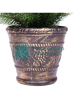 Елочка Neon-night 45 см в пластиковом горшке, Литая