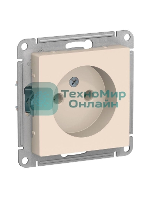 Механизм розетки 1-м СП AtlasDesign без заземл. 16А беж. SchE ATN000241