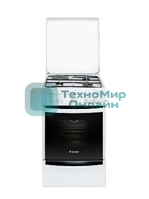 Плита комбинированная Gefest 5110-01 белый, конфорок 3 газовых и 1 электрическая, духовка газовая 52 л, 50 см x 85 см x 58.5 см