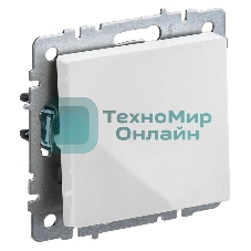 Выключатель 1-кл. прох. IEK BRITE 10А ВС10-1-6-БрБ белый